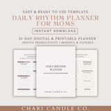 Daily Rhythm Planner For Moms