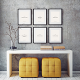 Minimal Affirmation Wall Art