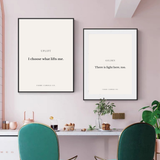 Minimal Affirmation Wall Art